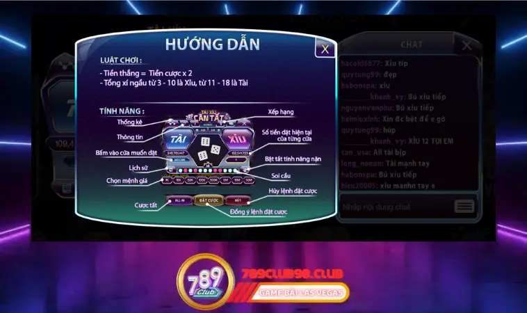 Luật chơi game Tài Xỉu tại 789Club và kinh nghiệm cần biết Luật chơi game Tài Xỉu tại 789Club và kinh nghiệm cần biết