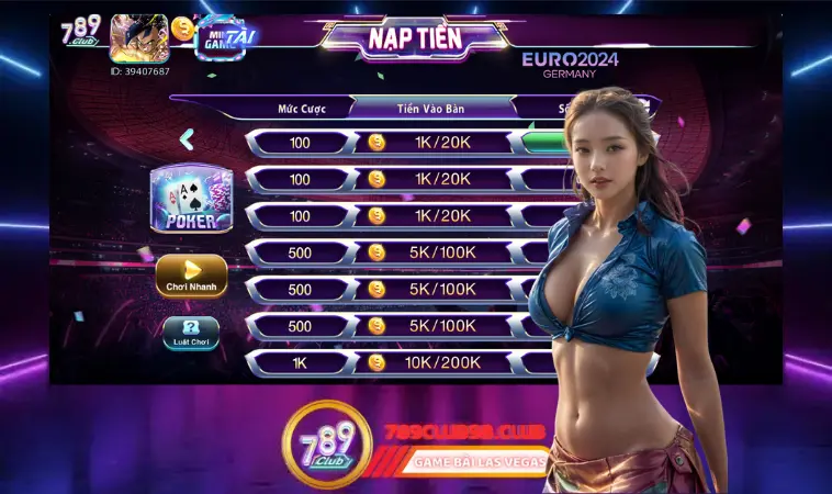 Poker 789Club: game uy tín và kịch tính Poker 789Club: game uy tín và kịch tính