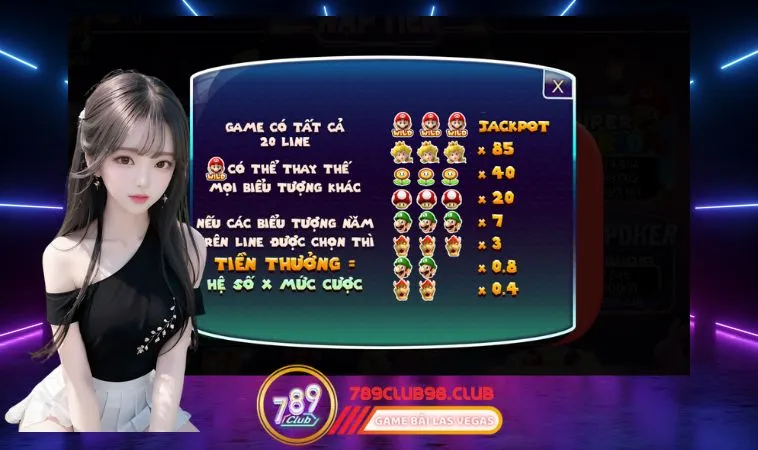 Khám phá tỷ lệ cược hấp dẫn của trò chơi Super Mario tại cổng game 789Club Khám phá tỷ lệ cược hấp dẫn của trò chơi Super Mario tại cổng game 789Club